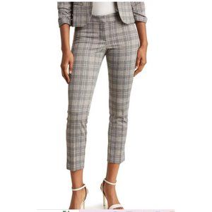 NWT Amanda & Chelsea Grey/Camel/Ivory Plaid Ankle Pants Size 14P